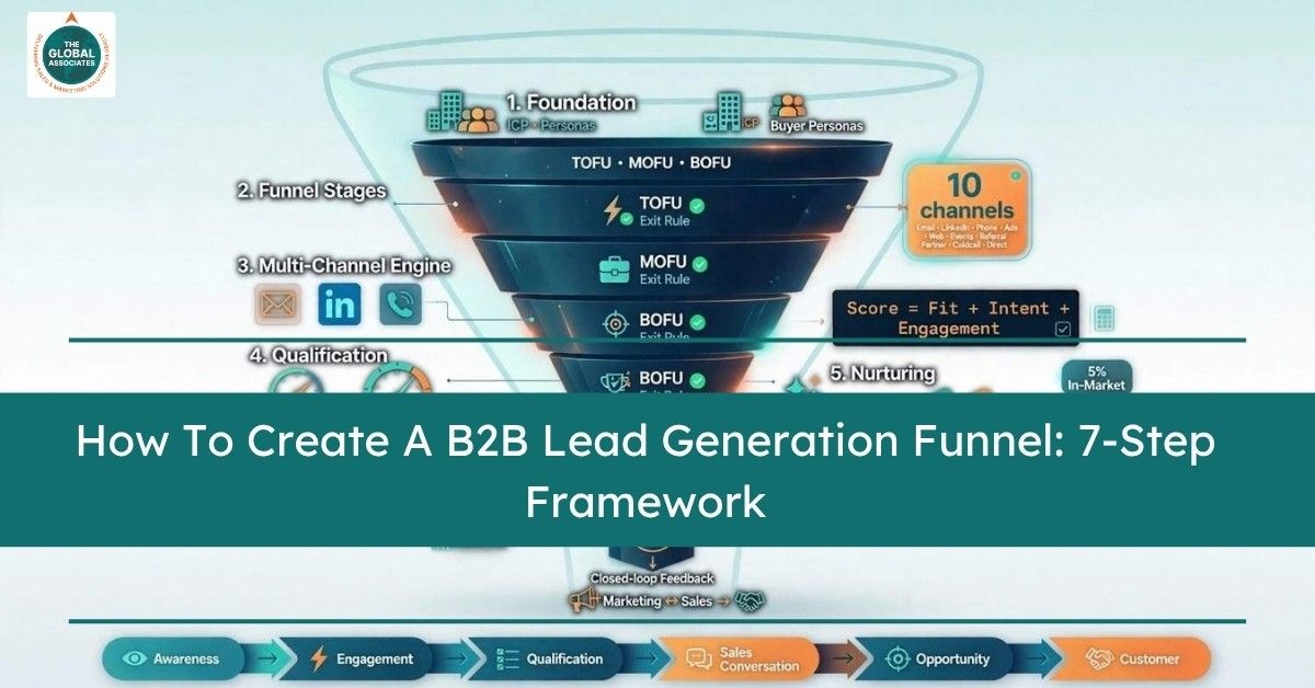 How To Create A B2B Lead Generation Funnel 7-Step Framework--TGA Outreach